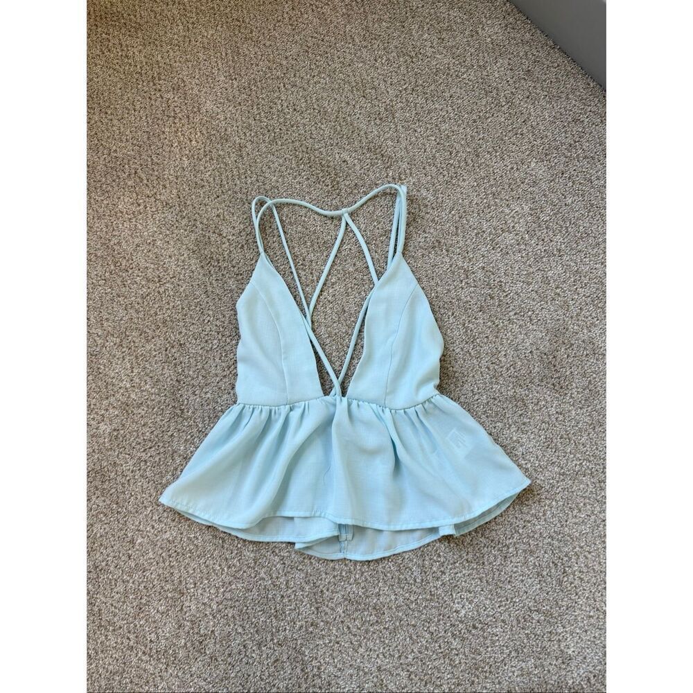 Silence + Noise Babydoll Cami Strappy Tank Top